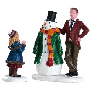 DAD'S SNOWMAN, SET OF 2